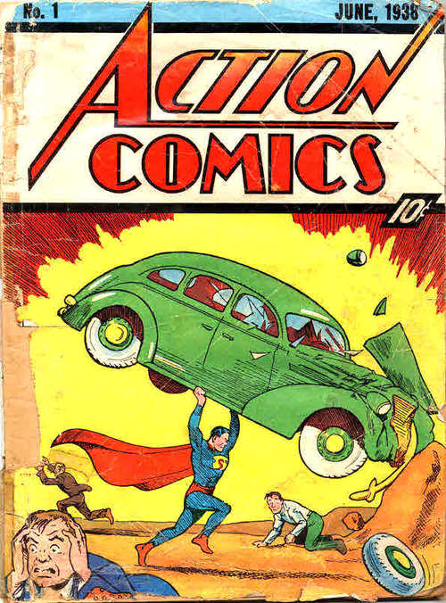Product picture Action Comics x 4 Spider & X men 1st Superman 1938